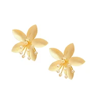 Sohi Women's Floral Drop Earrings