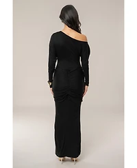 Jluxlabel Women's Dawn Drape Maxi Dress