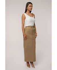 Jluxlabel Women's Shanti Faux Buckle Top