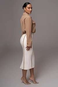 Jluxlabel Women's Black Stella Button Up Shirt