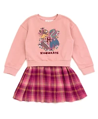 Harry Potter Girls Fleece Flannel Oversized Dress
