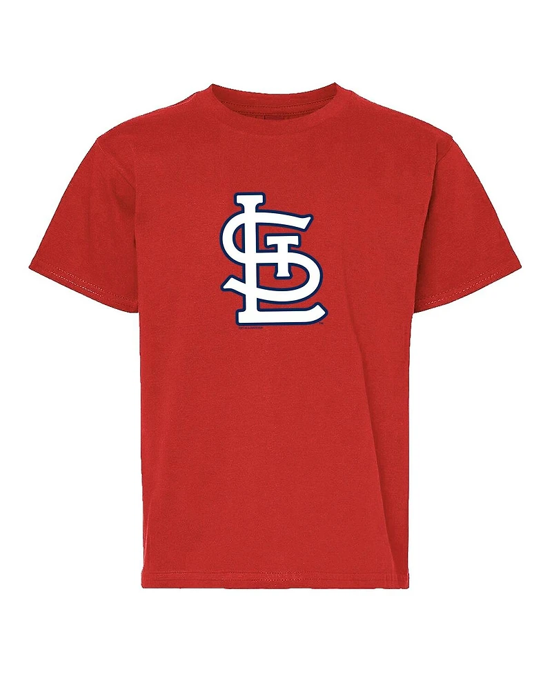 Soft As A Grape Big Boys and Girls 2-Pack Red/Gray St. Louis Cardinals T-Shirt Set