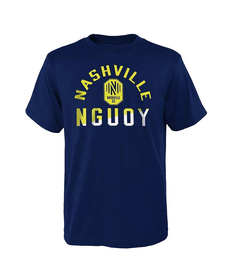 Outerstuff Big Boys and Girls Navy Nashville Sc Halftime T-Shirt