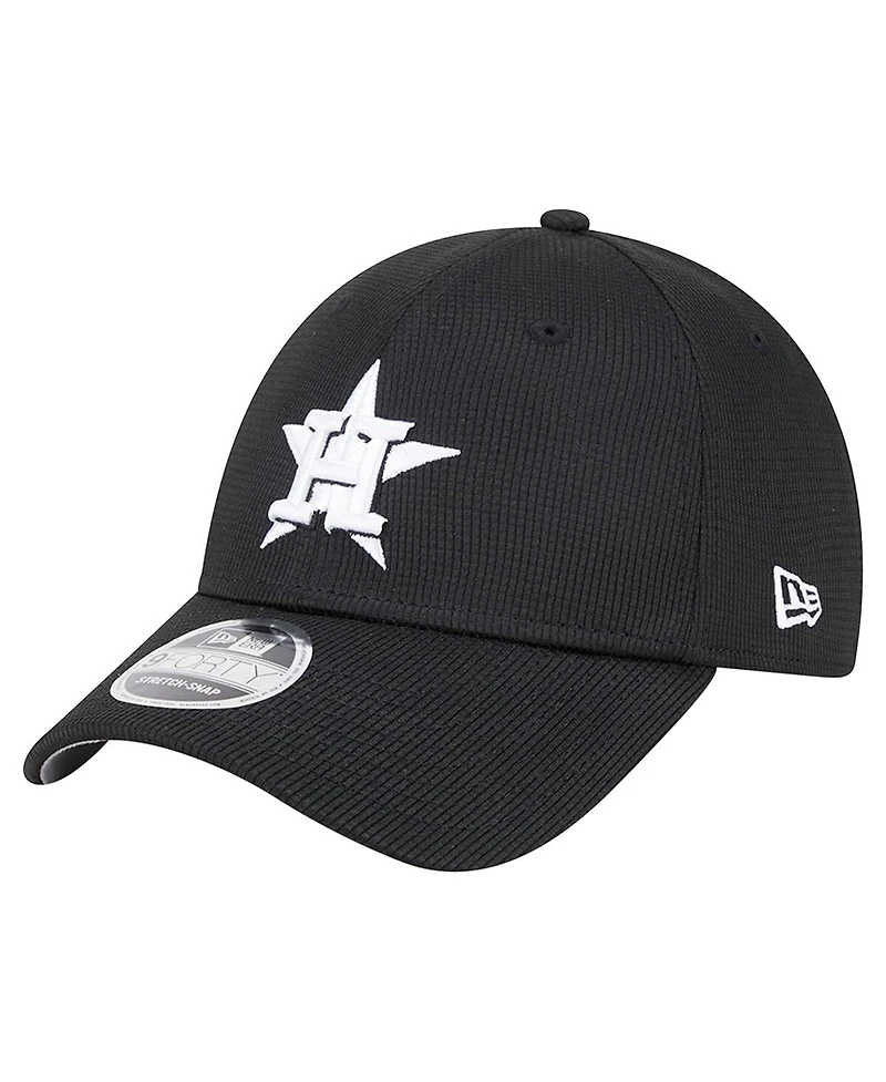 New Era Men's Black Houston Astros Pivot 9FORTY Adjustable Hat