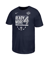Nike Big Boys and Girls Navy UConn Huskies 2025 Ncaa Women's Basketball Tournament March Madness Final Four Locker Room T-Shirt
