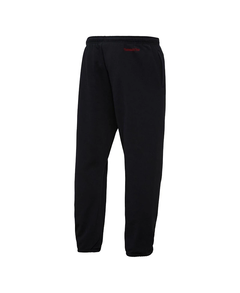 Mitchell & Ness Men's Black Chicago Bulls Hardwood Classics Team Origins Pants