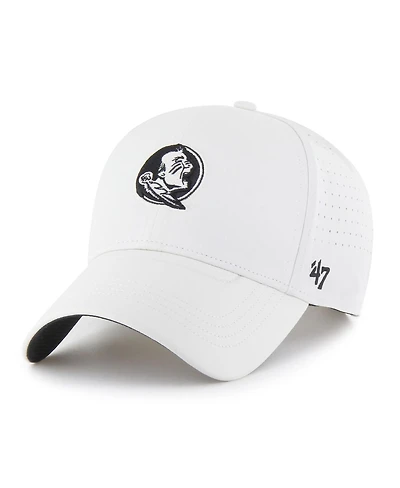 '47 Brand Men's White Florida State Seminoles Forward Vent Mvp Adjustable Hat