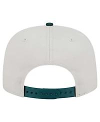 New Era Men's Cream Athletics Iron Golfer Snapback Hat