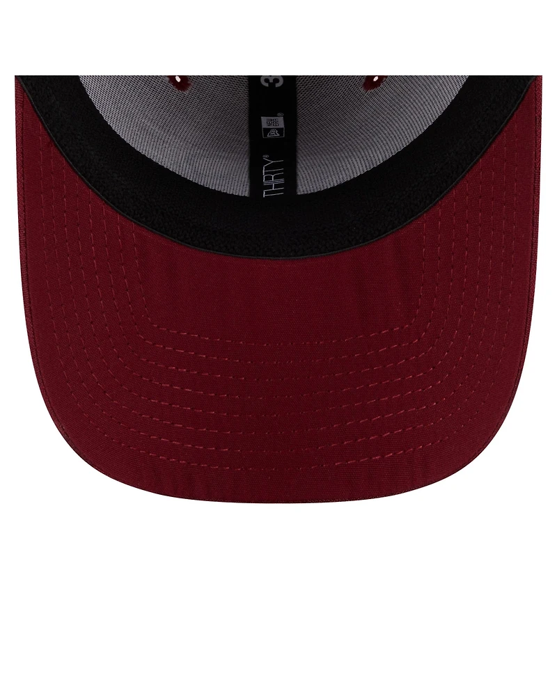New Era Men's Burgundy Colorado Avalanche Active Subtle Camo 39THIRTY Flex Hat