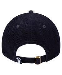 New Era Women's Navy New York Yankees Corduroy 9TWENTY Adjustable Hat