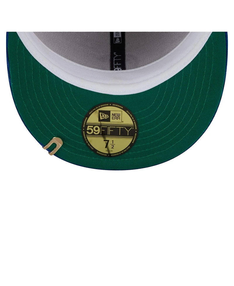 New Era Men's Cream/Royal Chicago Cubs Two-Tone Corduroy 59FIFTY Fitted Hat
