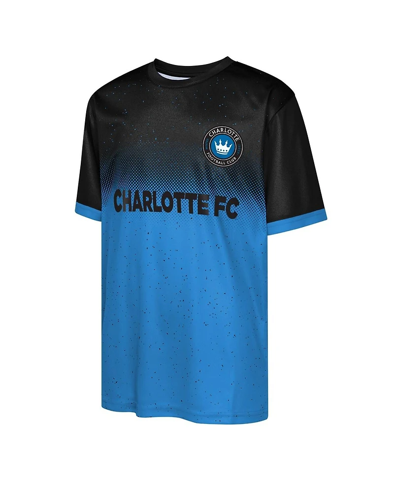 Outerstuff Big Boys and Girls Black Charlotte Fc Stalwart Defender T-Shirt