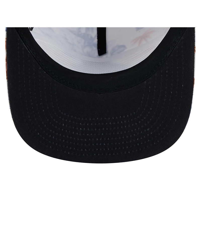 New Era Men's White Houston Astros Printed Island Golfer Snapback Hat