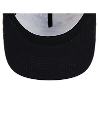 New Era Men's White Houston Astros Printed Island Golfer Snapback Hat