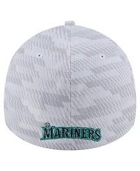 New Era Men's White Seattle Mariners Graded 39THIRTY Flex Hat