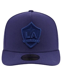 New Era Men's Navy La Galaxy Color Pack A-Frame 59FIFTY Fitted Hat