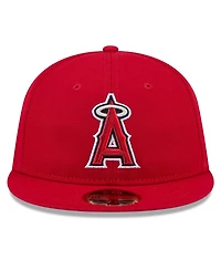 New Era Men's Red Los Angeles Angels 2025 Jackie Robinson Day Retro Crown 59FIFTY Unstructured Fitted Hat