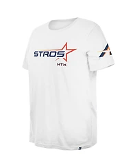 New Era Women's White Houston Astros 2025 City Connect Plus Size T-Shirt