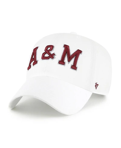 '47 Brand Men's White Texas A & M Aggies Clean Up Adjustable Hat