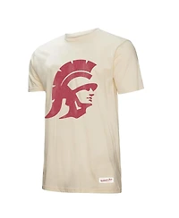 Mitchell & Ness Men's Cream Usc Trojans Vintage Tone T-Shirt