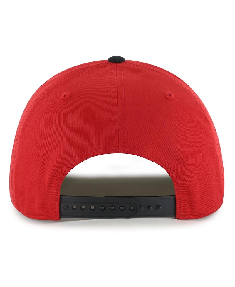 '47 Brand Men's Red/Black Detroit Red Wings Drop Shadow Rope Hitch Adjustable Hat
