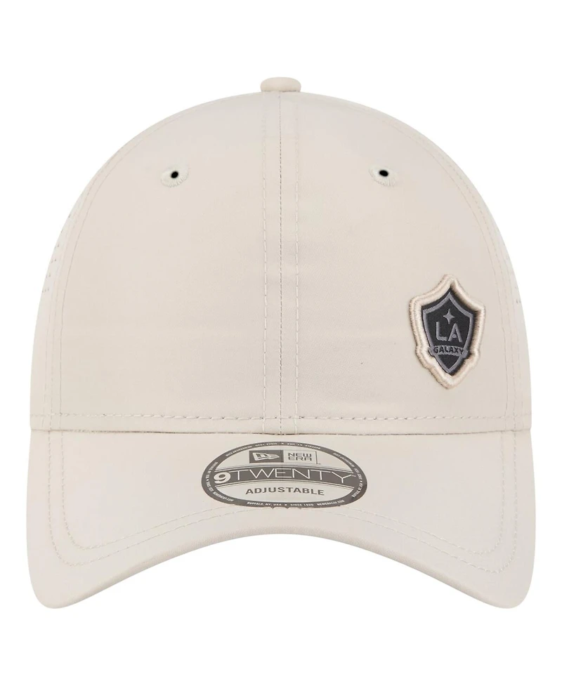 New Era Men's Tan La Galaxy Active 9TWENTY Adjustable Hat