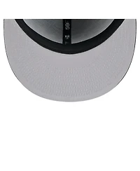 New Era Men's Black Miami Heat State Stitch 59FIFTY Fitted Hat