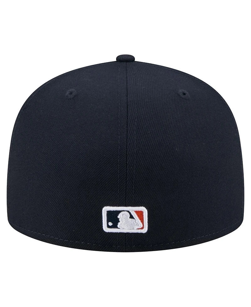 New Era Men's Navy Houston Astros Yarn Stitch 59FIFTY Fitted Hat