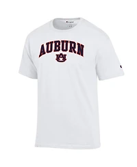 Champion Men's White Auburn Tigers Arched Logo T-Shirt