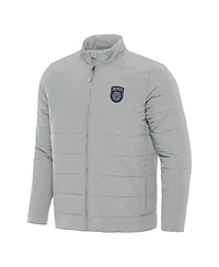 Antigua Men's Gray San Diego Fc Swelter Full-Zip Jacket