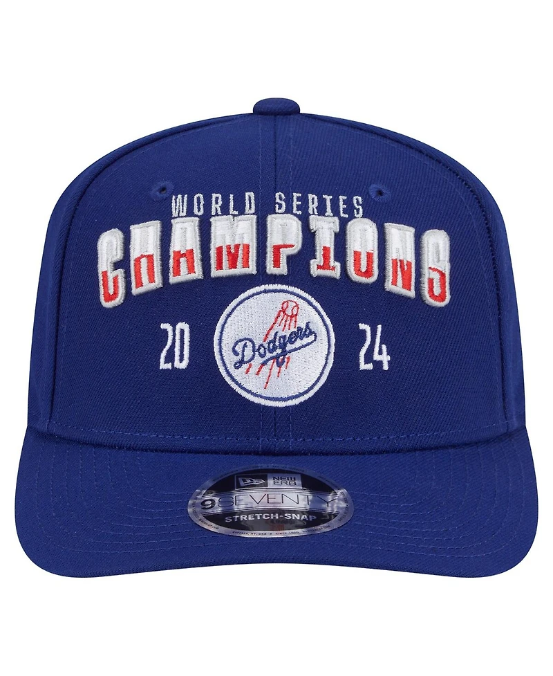 New Era Men's Royal Los Angeles Dodgers 2024 World Series Champions 9SEVENTY Adjustable Hat