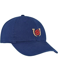 Smathers & Branson Men's and Women's Navy Kentucky Derby Horseshoe and Rose Adjustable Hat