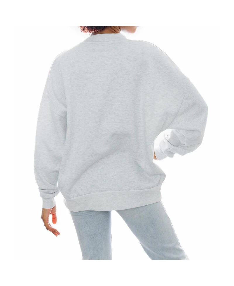 Gameday Couture Women's Gray South Carolina Gamecocks Basketball Premium Fleece Drop Pullover Sweatshirt
