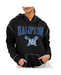 Gameday Couture Women's Black Hampton Pirates Studded Pullover Hoodie