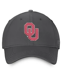 Top of the World Men's Charcoal Oklahoma Sooners Trainer Adjustable Hat