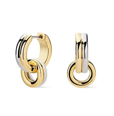 Ana Luisa Huggie Earrings - Asher Drop