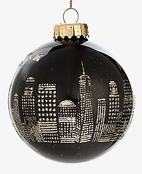 Holiday Lane New York City Skyline On Black Ornament, Exclusively at Macy's