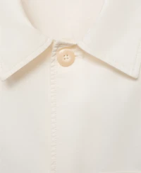 Mango Men's Linen Cotton Overshirt