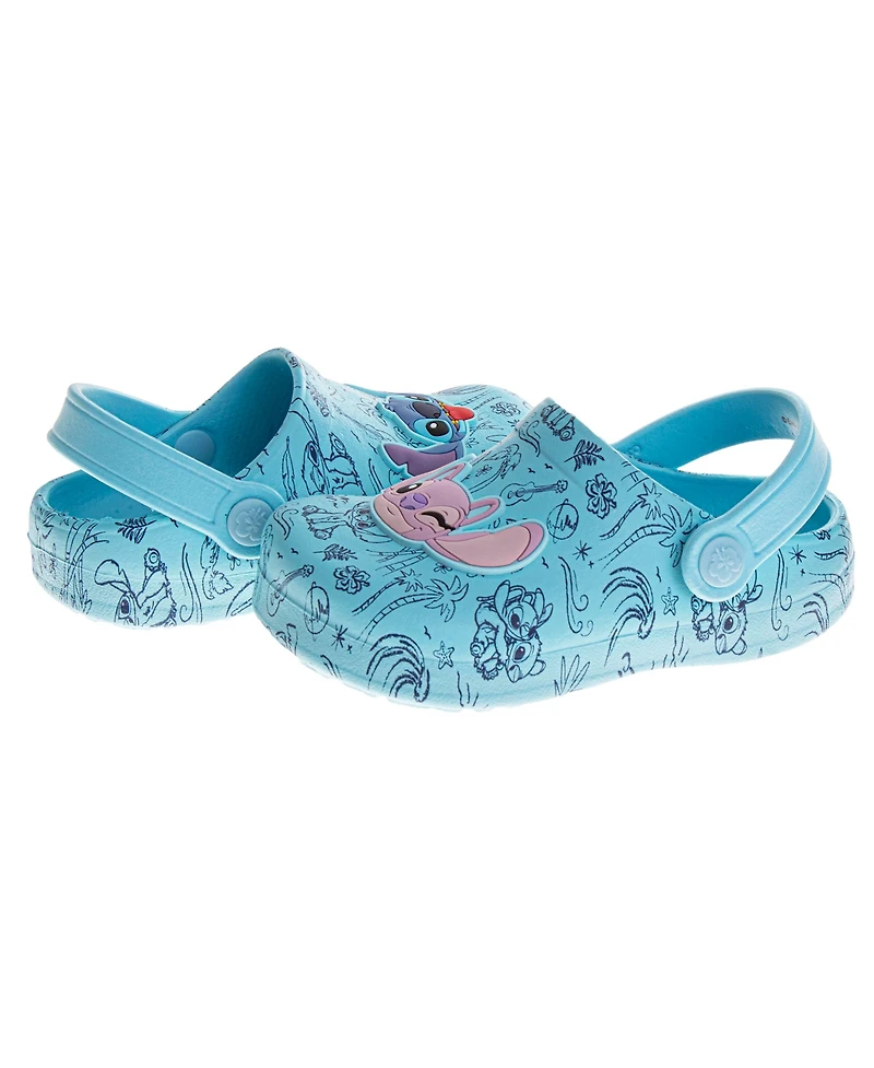Disney Toddler Girls Stitch Angel Dual Sizes Clogs