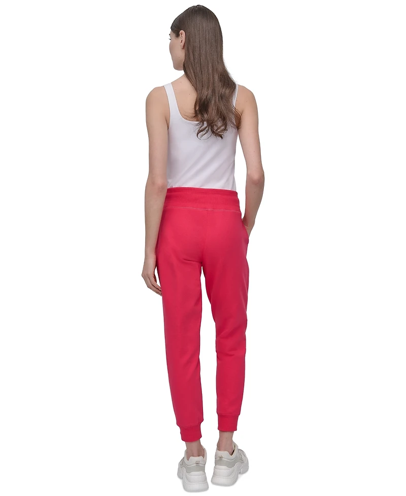 Dkny Sport Women's Logo-Drawstring High-Rise Joggers