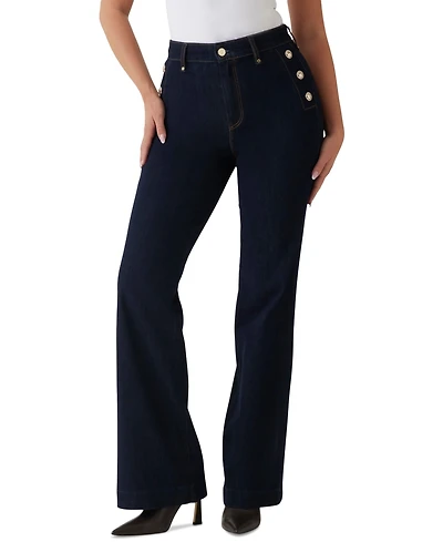 Guess Women's New Faye High-Rise Bootcut Jeans