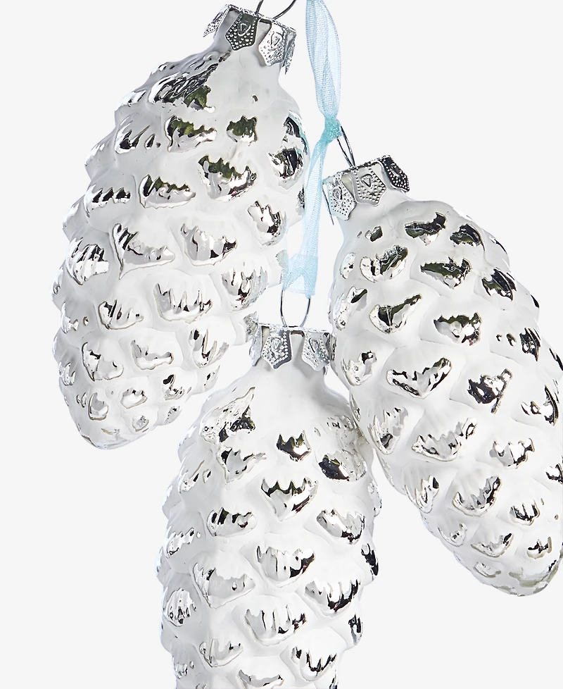 Holiday Lane Nordic Wonderland Pinecone Cluster Ornament, Macy's Exclusive