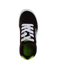 Nickelodeon Little and Big Boys Teenage Mutant Ninja Turtles Lace Up Canvas Sneakers