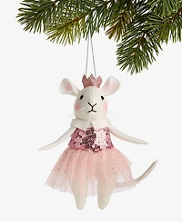 Holiday Lane Tiny Tidings Princess Mouse Fabric Ornament, Macy's Exclusive