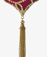 Holiday Lane Berry Tones Red Onion with Tassel Ornament, Macy's Exclusive