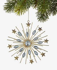 Holiday Lane Berry Tones Gem Snowflake Ornament, Macy's Exclusive