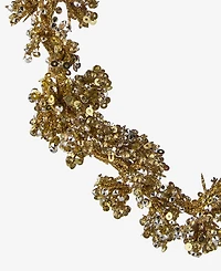 Holiday Lane Berry Tones Gold-Tone Wreath Ornament, Macy's Exclusive