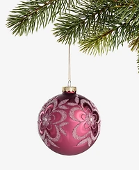 Holiday Lane Berry Tones Red and Gold Ball Ornament, Macy's Exclusive