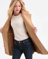 Michael Michael Kors Women's Asymmetric Belted Coat, Exclusively at Macy's