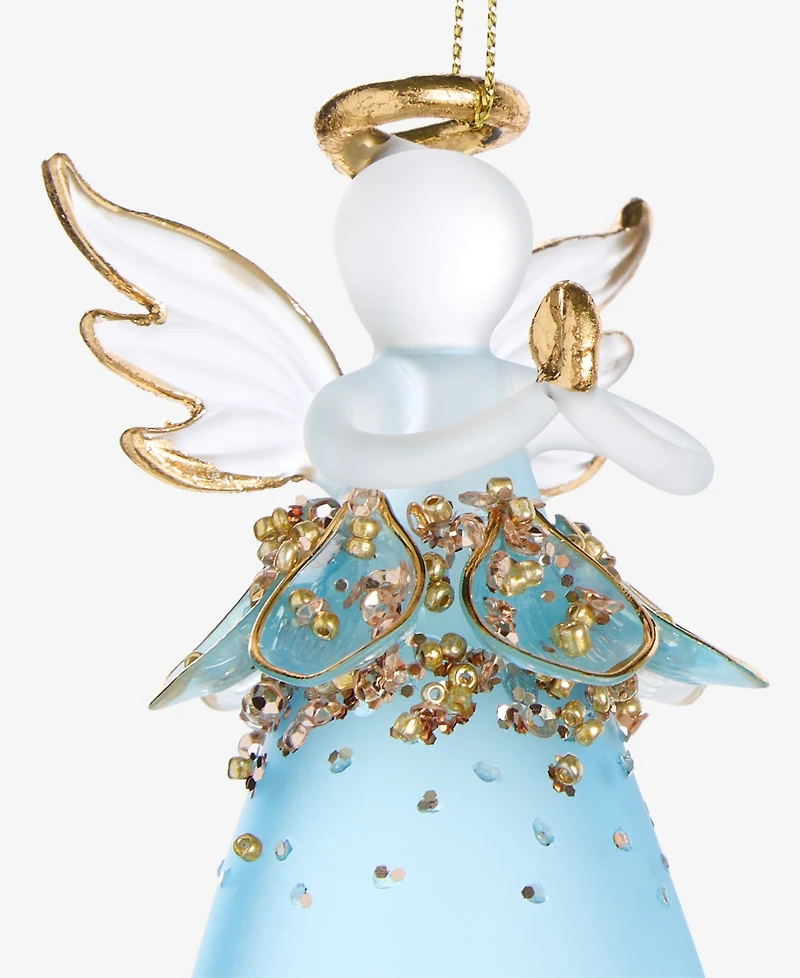 Holiday Lane Blessed Glass Ombre Angel Ornament, Macy's Exclusive
